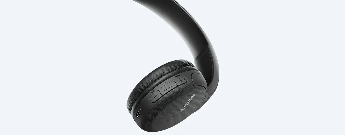  Sony WH-CH510 Wireless Bluetooth Headphones with Mic, 35 Hours  Battery Life with Quick Charge, On-ear Style, Hands-Free Call, Voice  Assistant - Black : Electronics