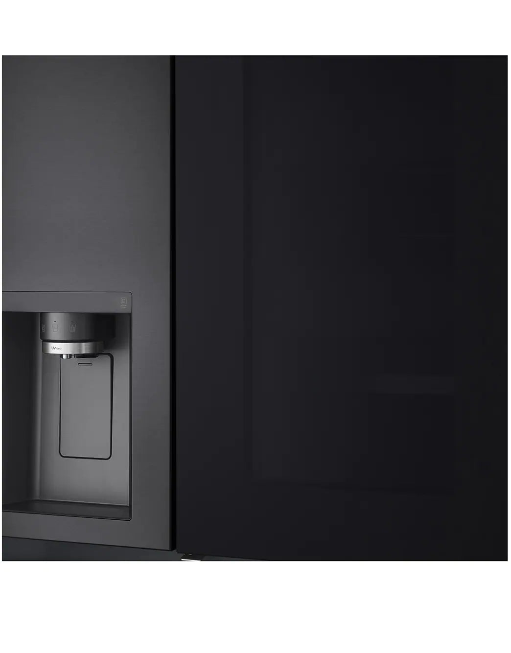 LG 674L Side-by-Side Fridge with InstaView & Door-in-Door™ in Matte Black Finish GC-X257CQES